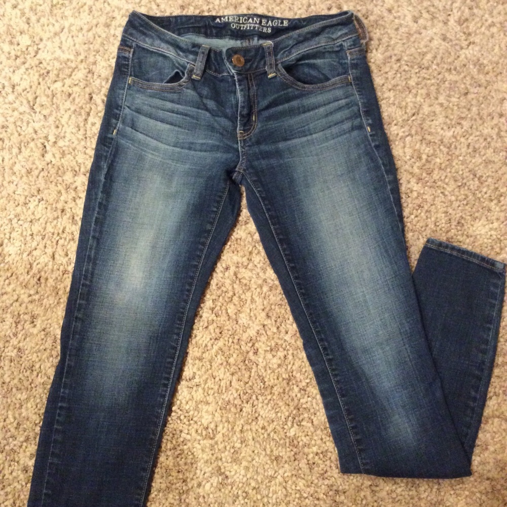 American Eagle Skinny Jean Jeggings, Size 4 Long